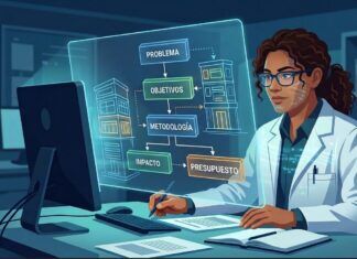 Cómo conseguir financiamiento para investigar: nuevo taller práctico de formulación de proyectos Una investigadora creando su proyecto de investigación