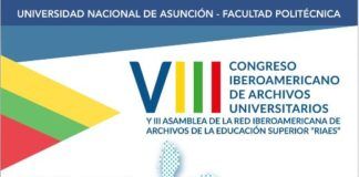 VIII Congreso Iberoamericano de Archivos Universitarios en Paraguay Congreso iberoamericano de archivos universitarios