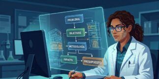 Cómo conseguir financiamiento para investigar: nuevo taller práctico de formulación de proyectos Una investigadora creando su proyecto de investigación