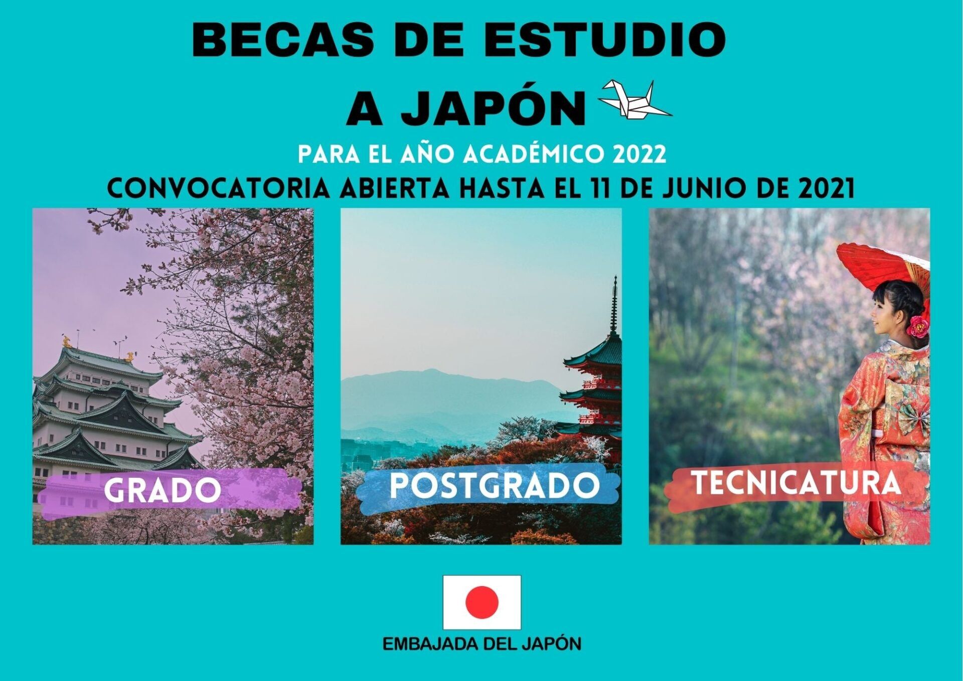 Japón ofrece becas de tecnicatura, grado y posgrado a los paraguayos